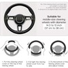 Cow Print Steering Wheel Cover, Universal 15 Inch Cute Steering