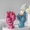 Tulip Rabbit Silicone 3D Flower & Rose Mold - Peony