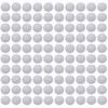 White Plastic Сap Сovers for Screw with Phillips, Pozidriv, Square-X