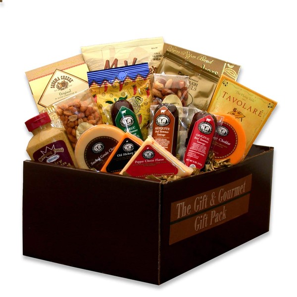Gourmet Snacks Deluxe Meat and Cheese Gift Set