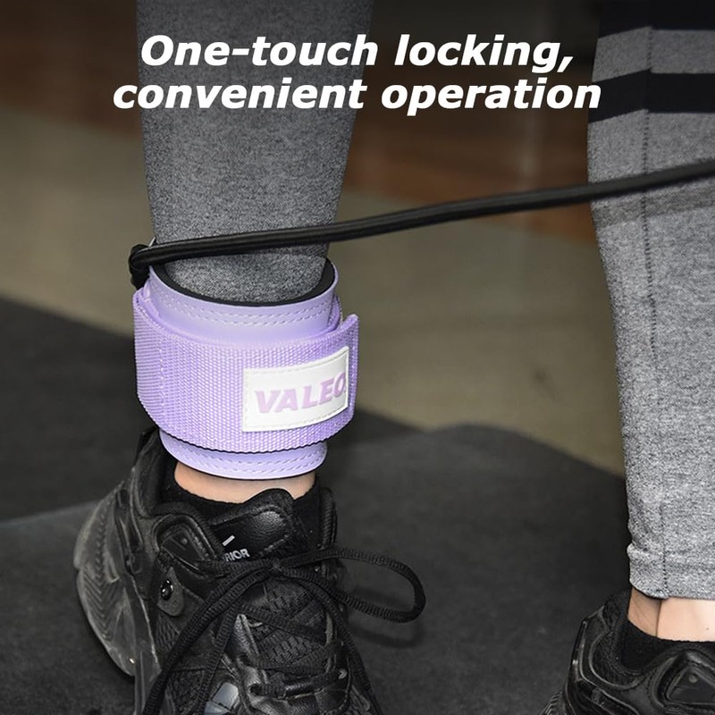 1 Pair Ankle Strap with Exercise Function, Durable Fitness Ankle