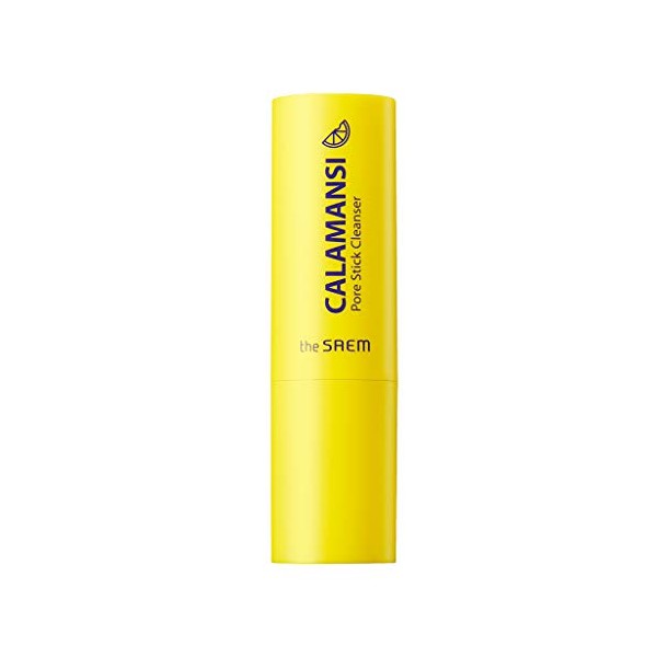 [the SAEM] Calamansi Pore Stick Cleanser 15g - Skin Clearing Pore Deep Cleansing Stick. Removes Blackheads and Sebum, Exfoliating Dead Skin Cells