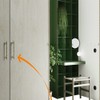 AchNau 10pcs Cabinet Handles Hole Centers 3-3/4", Bamboo Shape Kitchen