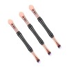 BIUDECO Makeup Brush Set 3pcs Travel Size Eyelash Brow Brushes
