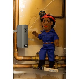 The Unemployed Philosophers Guild Black Rosie The Riveter Doll - 12" Soft Stuffed Plush Little Thinker