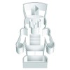 Birkmann 1010718410 Nutcracker Cookie Cutter, 4-Inch, Grey Plastic, 5 x