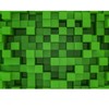 ZZBYSM 7X5FT Cube Pattern Photo Backdrop Green Square Party Photography