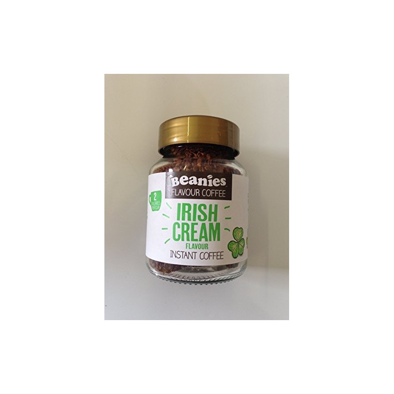 Beanies Instant Coffee Flavoured 50g, Freeze-Dried Granules, Quick & Easy