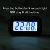 FAMICOZY Small Digital Travel Alarm Clock,Simple Operation,Easy to Read,Ascending Alarm,12/24Hr,Snooze