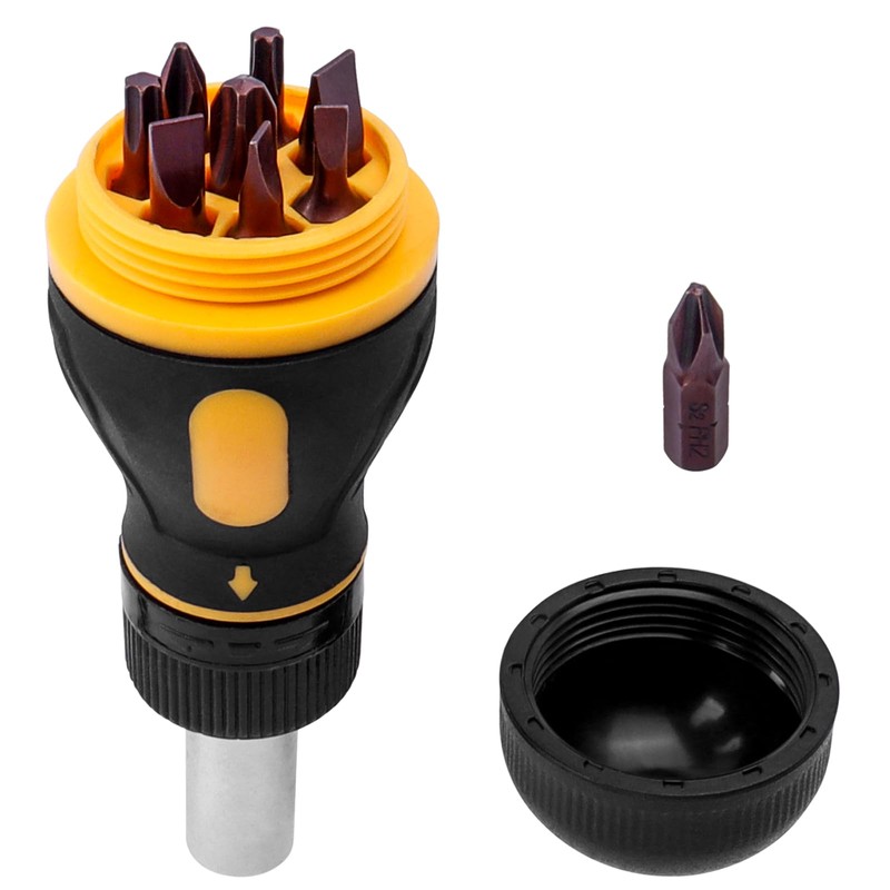 Bestgle Mini ratchet screwdriver 9 in 1 high torque bit