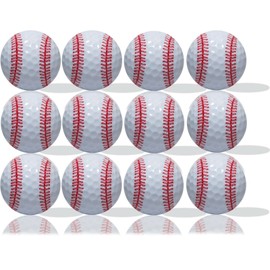 GBM Baseball Golf Balls 12 Pack - Great Gift Idea!