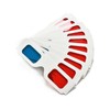 SELECOCO 20pcs 3D Glasses Red Blue Glasses Watching Movie TV