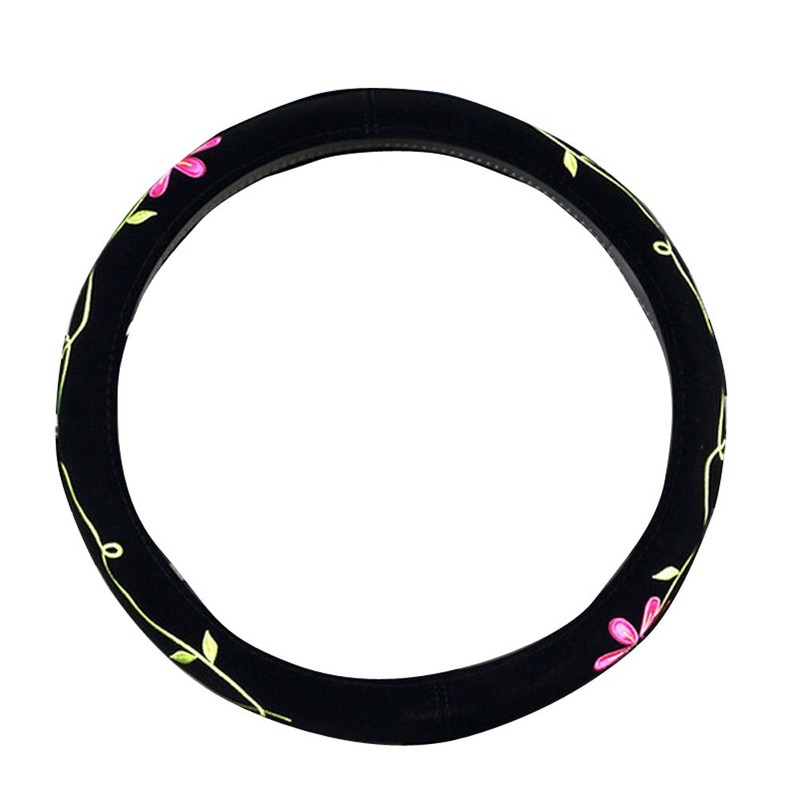 Mayco Bell 2016 Car Steering Wheel Covers Embroidered Cute for
