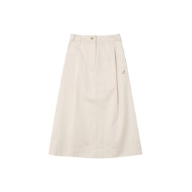 Kangol [캉골] 우먼스 턱 스커트 8124 크림 [Kangol] Women's Tuck Skirt 8124 Cream