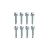 Silscvtt 4 PCS Powder Coated Black E Track Tie Down