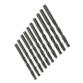 Dapetz ® 10 Pieces of 8mm HSS Twist Drill bit Set, Drill Titanium Steel Bits Set for Metal, Woods & Plastics, Copper, Aluminium, Mild Steel with Straight Shank