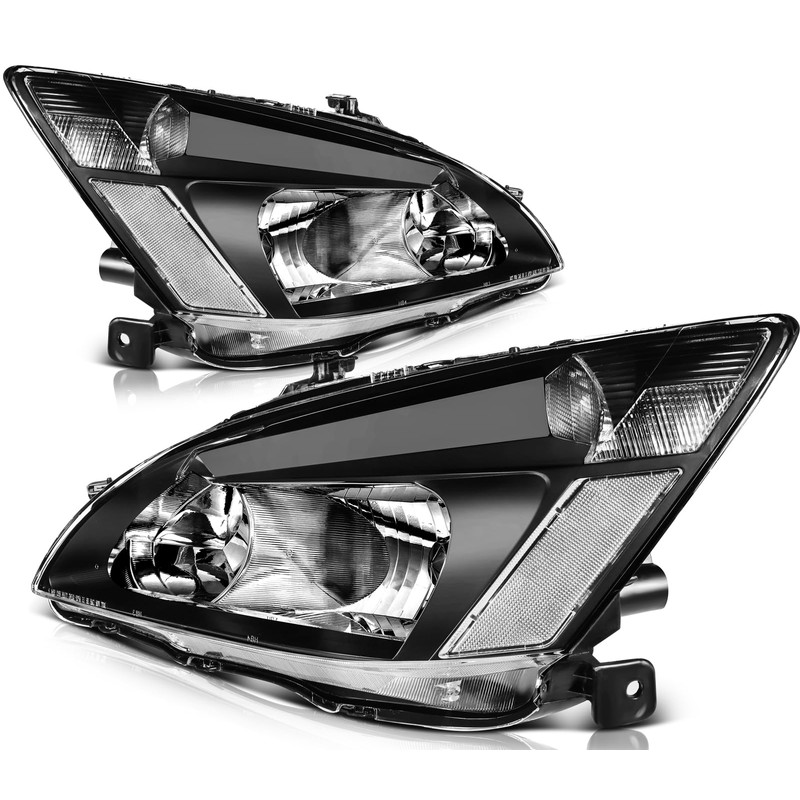 LBRST Headlight Assembly Fit For Honda For Accord 2003-2007 Clear