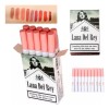 10pcs Labiales Lana Del Rey Juego De Lápiz Labial Mate