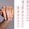 DANNI & TONI Gel Nail Strips Semi Cured Pearl Pink（Pale