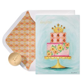 Papyrus Birthday Card for Daughter - Designed by Bella Pilar (Birthday Princess)