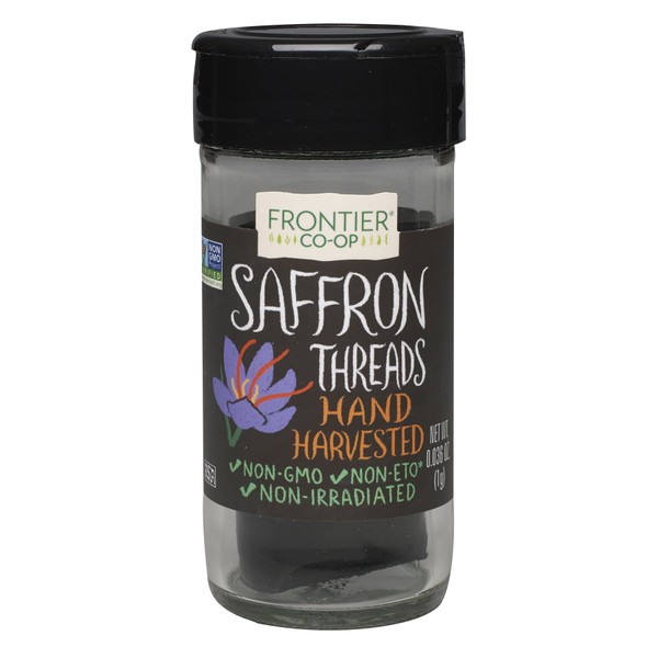 Frontier Culinary Spices Saffron, 0.036-Ounce Bottles (Pack of 3)