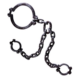 Neck/Wrist Shackles Realistic Look Accessory for Prisoner Convict Jail Fancy Dress