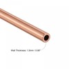 sourcing map Round Copper Pipe 8 mm Outer Diameter 1.5