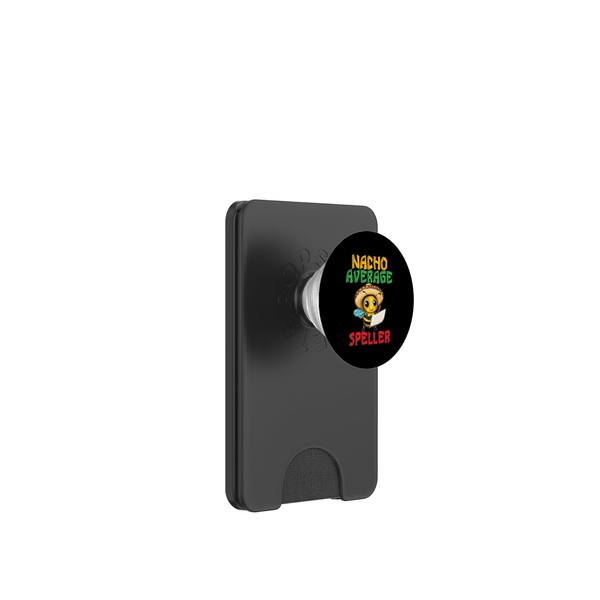 Nacho Average Speller Word Game Genius Spelling Bee PopSockets PopWallet