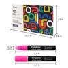 Grabie Broad Tip Acrylic Paint Marker Set Of 12 acrylic