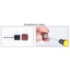 Sanding Sleeve Set, 11 Pieces Sanding Attachment Sanding Belt Sleeves