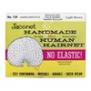 Hair Net Jac-O-Net Handmade No Elastic Regular Size, Light Brown,1