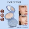 Base De Maquillaje Polvo Compacto Fijador Matte