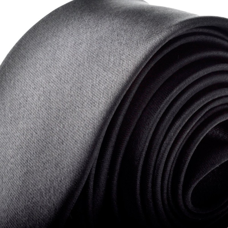 Top Tie: Necktie, 2.0 inches (5 cm) Wide, Slim, Solid,