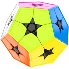 2x2 Megaminx stickerless Magic Cube Kilominx Dodecahedron 2x2 Color Kibiminx Speed Cube