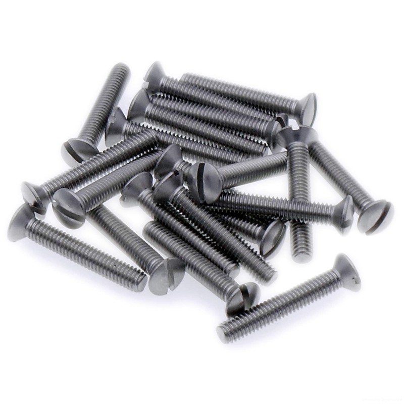 M4 (4mm x 35mm) Slot Raised Countersunk Machine Screw (Bolt)