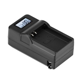 Green Extreme Compact Smart Charger with LCD Screen for Olympus BLN-1