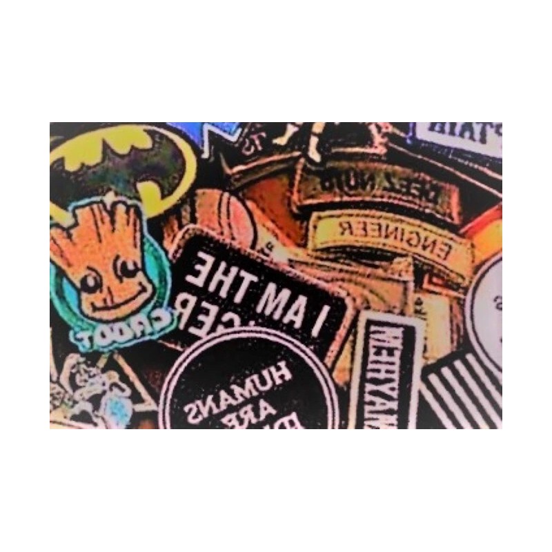 V. President V. President Biker Title Rank Tag Embroidered Iron