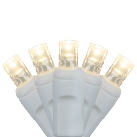 Warm White Craft Lights, LED String Lights Curtain Lights for Crafting – Warm LED Curtain Lights, Small Craft LED Lights, White Wire (35 Lights, 11.8 Ft, Warm White)