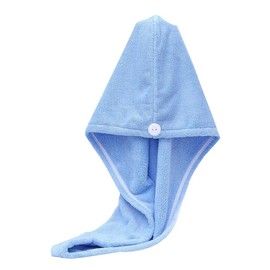 Fast Dry Hair Cap Wrap Towel Quick Drying Turban Bath Head Magic Wrap Hat Spa for Fast Drying, Secure Button Closure, Ideal for Spa & Makeup Sessions