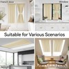 Vatge Self Adhesive French Door Curtain - Front Door Curtain