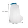 Healvian 1pc Leg Cast Cover for Post-operative Shower Protection Material