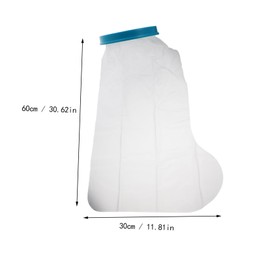 Healvian 1pc Leg Cast Cover for Post-operative Shower Protection Material Comfortable Seal Prevents Water Damage for Leg Injuries
