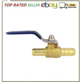 YH 5/8 Inch Inch Heater Hose Shut off Valve 16Mm OD Brass Ball Valve 90 Degree Turn