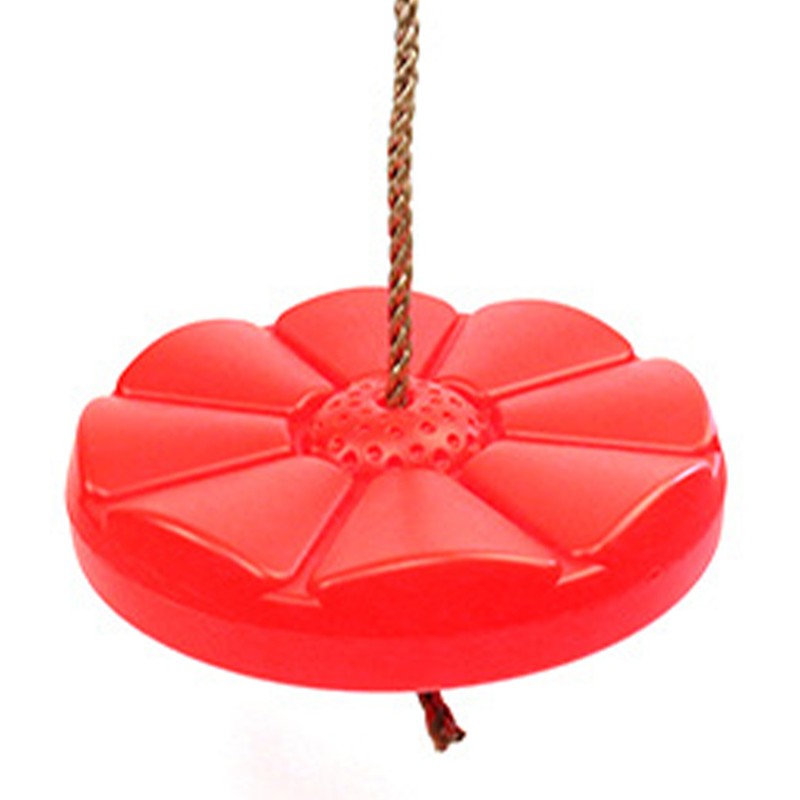 Heavy Duty Plastic Disc Tree Swing with PE Rope for