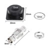 XMSJSIY D-Type Double BNC Male Chassis Panel Mount Adapter Gold-Plated