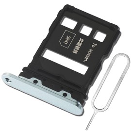 ExtKry SIM Karte Rahmen SIM Kartenfach für Honor Magic4 Pro Dual SIM Tray kartenhalter Original qualität Card Tray + SIM Pin (Grün)