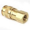 Interstate Pneumatics CG440B 1/4 Inch Universal Brass Coupler x 1/4