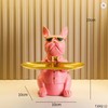 Bulldog Statue with Storage Tray for Keys and Jewelry –