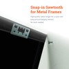 Snap in Metal Frame Picture Hangers - 100 Pack -