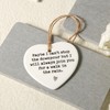 NQEUEPN Maybe I Can't Stop the Downpour Plaque, Ceramic Heart